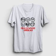 Presmono Beyaz Masks V3 Hollywood Undead Erkek T-Shirt