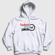 Presmono Beyaz Twenty One Pilots Unisex Sweatshirt