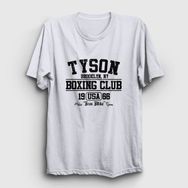 Presmono Boxing Club Mike Tyson Beyaz Unisex T-Shirt