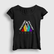 Presmono Evolve Imagine Dragons Kadın T-shirt