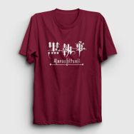 Presmono Logo Anime Kuroshitsuji Kadın T-shirt