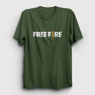 Presmono Logo Free Fire Kırmızı Unisex T-Shirt