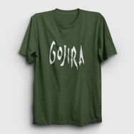 Presmono Logo Gojira Kırmızı Unisex T-Shirt