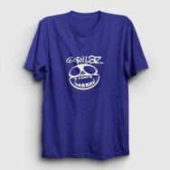 Presmono Logo Gorillaz Kırmızı Unisex T-Shirt