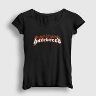 Presmono Logo Hatebreed Kadın T-shirt