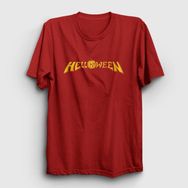 Presmono Logo Helloween Kırmızı Unisex T-Shirt