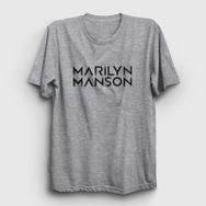 Presmono Logo Marilyn Manson Kadın T-shirt