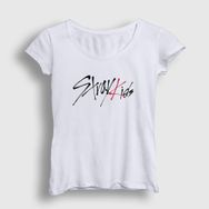 Presmono Logo Stray Kids Kadın T-shirt