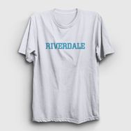 Presmono Logo V2 Riverdale Beyaz Unisex T-shirt