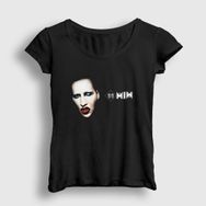 Presmono Mm Marilyn Manson Kadın T-shirt