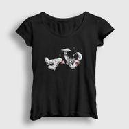 Presmono Paper Plane Astronaut Space Astronot Uzay Kadın T-shirt