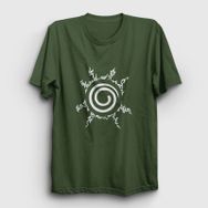 Presmono Seal Anime Naruto Beyaz Unisex T-shirt