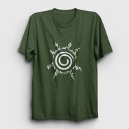 Presmono Seal Anime Naruto Sarı Unisex T-Shirt