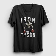 Presmono Siyah Iron Mike Tyson Erkek T-Shirt
