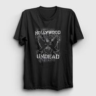 Presmono Siyah La Hollywood Undead Erkek T-Shirt