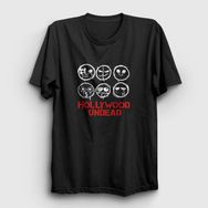 Presmono Siyah Masks V3 Hollywood Undead Erkek T-Shirt