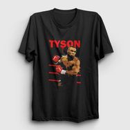 Presmono Siyah Punch Mike Tyson Erkek T-Shirt