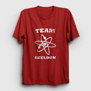 Presmono Team Sheldon The Big Bang Theory Beyaz Unisex T-shirt