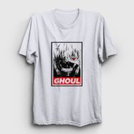 Presmono Unisex Ghoul Anime Tokyo Ghoul Beyaz T-Shirt