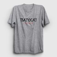 Presmono Unisex Gri Bankai Anime Bleach T-shirt