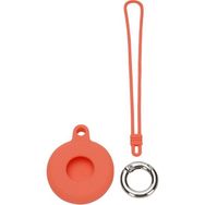 Prettyia Taşıma Silikon Kapak Apple Airtags Şok Emici Taşınabilir Kabuk Turuncu Kılıf