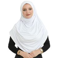 Prien Khimar Beyaz Uzun Kadın Şal