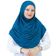 Prien Khimar Turkuaz Uzun Kadın Şal