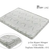Prim Line Hygiene Bamboo Ortopedik 80x190 cm Visco Yatak Pedi