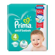 Prima Aktif Bebek No:4 Maxi 24 Adet Bebek Bezi