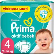 Prima Aktif Bebek No:4 Maxi 27 Adet Bebek Bezi