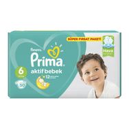 Prima Aktif Bebek No:6 XLarge 50 Adet Bebek Bezi