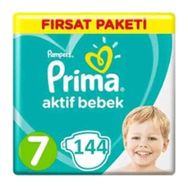 Prima Aktif Bebek No:7 XXLarge 144 Adet Bebek Bezi