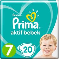 Prima Aktif Bebek No:7 XXLarge 20 Adet Bebek Bezi