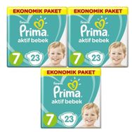 Prima Aktif Bebek No:7 XXLarge 69 Adet Bebek Bezi
