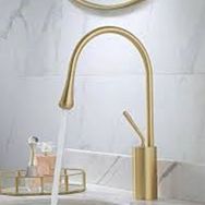 Prima Altın Minimal Mid Lavabo Bataryası