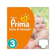 Prima Kuru ve Hesaplı No:3 Midi 62 Adet Bebek Bezi