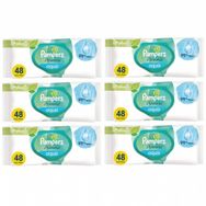 Prima Pampers Harmonie Aqua Pure 6x48 Yaprak Islak Mendil