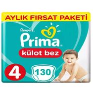 Prima Pants No:4 Maxi 130 Adet Külot Bebek Bezi