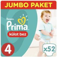 Prima Pants No:4 Maxi 52 Adet Külot Bebek Bezi