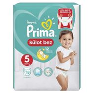 Prima Pants No:5 Junior 18 Adet Külot Bebek Bezi