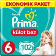 Prima Pants No:6 XLarge 102 Adet Külot Bebek Bezi