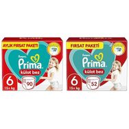 Prima Pants No:6 XLarge 142 Adet Külot Bebek Bezi