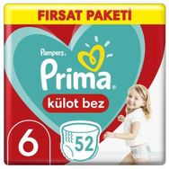 Prima Pants No:6 XLarge 52 Adet Külot Bebek Bezi