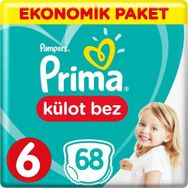 Prima Pants No:6 XLarge 68 Adet Külot Bebek Bezi