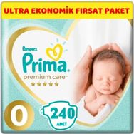Prima Premium Care No:0 Prematüre 240 Adet Bebek Bezi
