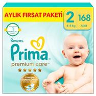 Prima Premium Care No:2 Mini 168 Adet Bebek Bezi