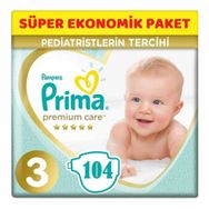 Prima Premium Care No:3 Midi 104 Adet Bebek Bezi
