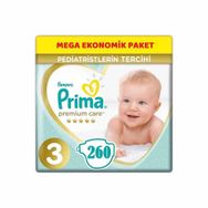 Prima Premium Care No:3 Midi 260 Adet Bebek Bezi