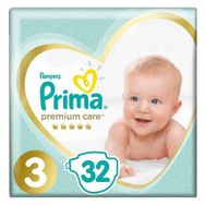 Prima Premium Care No:3 Midi 32 Adet Bebek Bezi