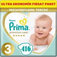 Prima Premium Care No:3 Midi 416 Adet Bebek Bezi